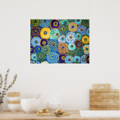 Affiche VAN GOGH FLEURS (Cuisine)