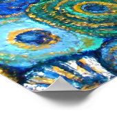 Affiche VAN GOGH FLEURS (Coin)