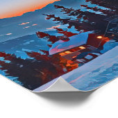 Affiche Vars Station de ski  Poster (Hoek)