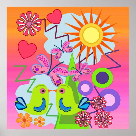 Affiche vectorielle numérique (Devant)