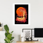 Affiche Vent d'Octobre (Bureau à domicile)