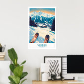 Affiche Verbier Suisse 1 (Bureau à domicile)
