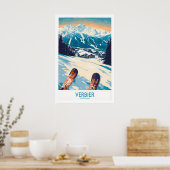 Affiche Verbier Suisse 1 (Cuisine)