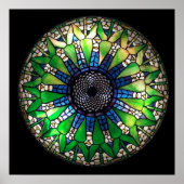 Affiche verte Tiffany (Devant)