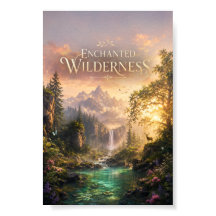 Affiche verticale Forêt Enchantée | Art de cerf
