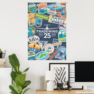 Affiche verticale pour le 25e anniversaire de Trad