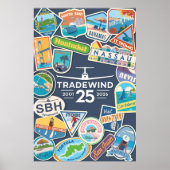 Affiche verticale pour le 25e anniversaire de Trad (Devant)