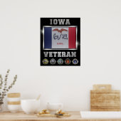 Affiche vétéran de l'Iowa (Cuisine)