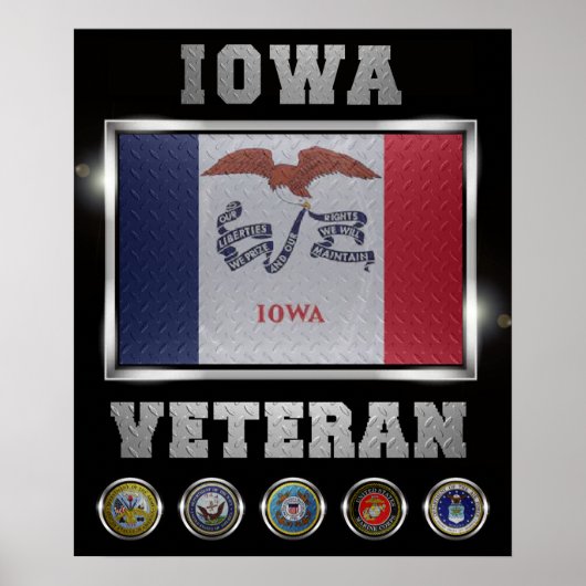 Affiche vétéran de l'Iowa (Devant)