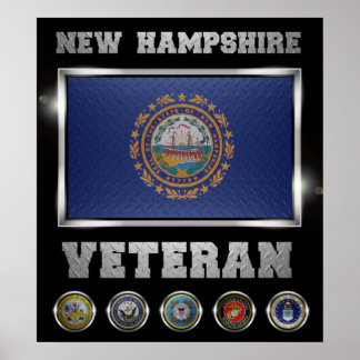 Affiche vétéran du New Hampshire