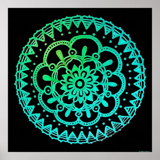 Affiche Vibes D'Été Par Megaflora (Devant)