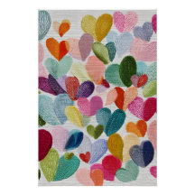 Affiche vibrante de la Saint-Valentin – Conception