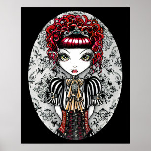 Affiche victorienne gothique d'Annie Fae