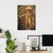 Affiche "Ville Voodoo #11" Angry Johnny (Bureau à domicile)