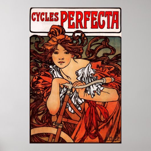 Affiche Vintage Alphonse Mucha (Devant)