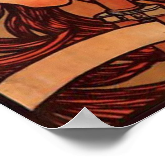 Affiche Vintage Alphonse Mucha (Coin)