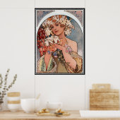Affiche Vintage Alphonse Mucha Publicité (Cuisine)