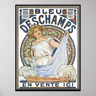 Affiche Vintage Alphonse Mucha Publicité