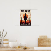 Affiche vintage Arizona Desert Dreaming (Cuisine)