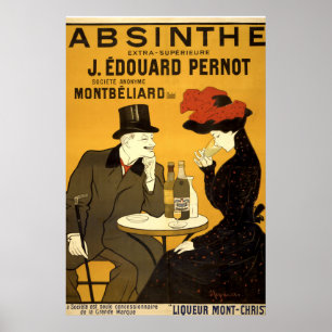 Affiche vintage Art Nouveau d'Absinthe par L. Capp