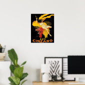 Affiche Vintage Asti Cinzano par Cappiello (Bureau à domicile)