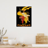 Affiche Vintage Asti Cinzano par Cappiello (Cuisine)