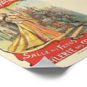 Affiche vintage Barnum & Bailey 1901 (Coin)