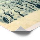 Affiche vintage, Chamonix, Mont-Blanc, France (Coin)