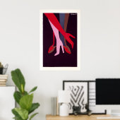 Affiche Vintage Chaussures Bally – Impression de M (Bureau à domicile)
