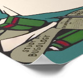 Affiche vintage College Girl (Coin)