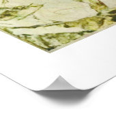 Affiche vintage Crâne et Rosier (Coin)