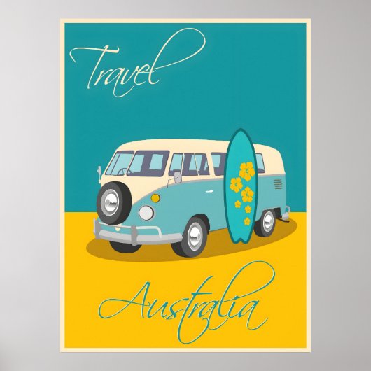 Affiche vintage d'Australie (Devant)