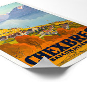 Affiche vintage de Chexbres 1923 (Coin)