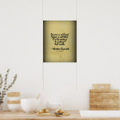 Affiche vintage de citation de réussite de Churchi (Cuisine)