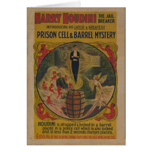 Affiche vintage de Harry Houdini