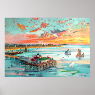Affiche vintage de Margate Angleterre