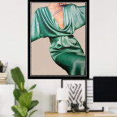 Affiche vintage de mode (Bureau à domicile)