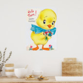 affiche vintage de Pâques (Cuisine)