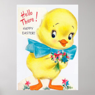 affiche vintage de Pâques