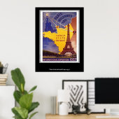 Affiche Vintage de Paris (Bureau à domicile)
