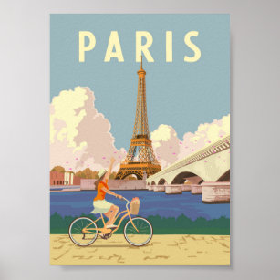 Affiche vintage de Paris