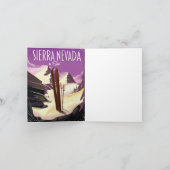 Affiche vintage de ski de la Sierra Nevada (Intérieur)