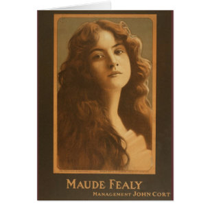 Affiche vintage de théâtre de Maude Fealy