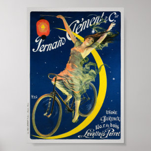 Affiche vintage de vélos Fernand Clément & Cie