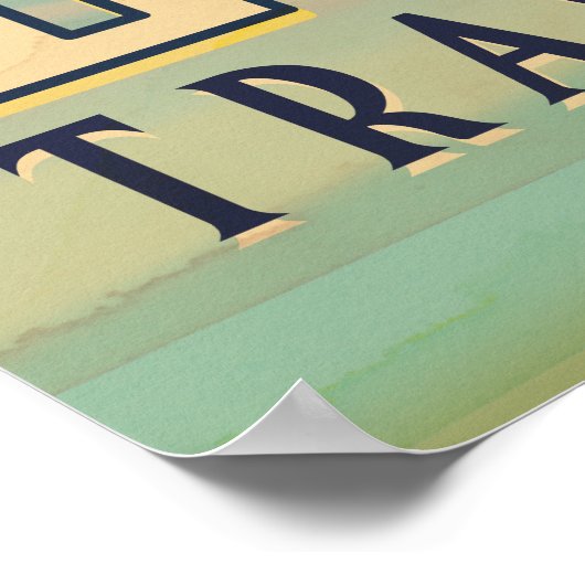 Affiche vintage de Visite Londres (Coin)