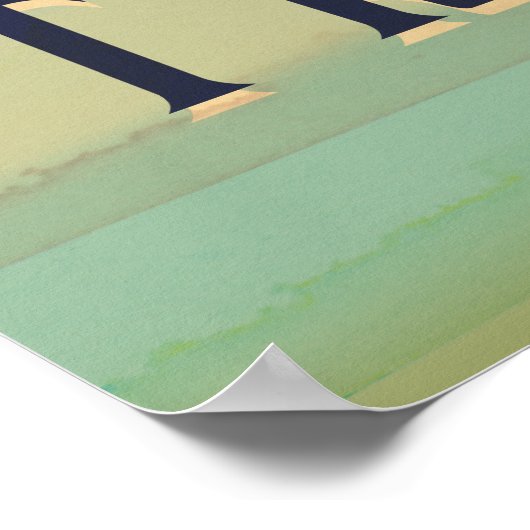 Affiche vintage de Visite Londres (Coin)