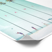 Affiche vintage de voyage à Miami (Coin)