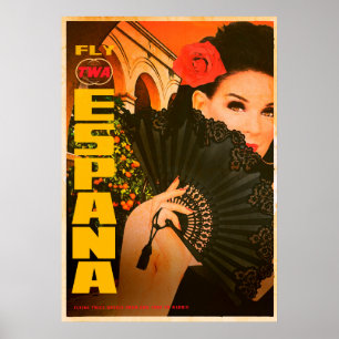 Affiche Vintage de voyage Espana