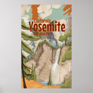 Affiche vintage de Yosemite