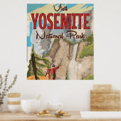 Affiche vintage de Yosemite (Cuisine)
